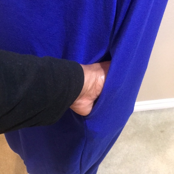 Zenana V-Neck Adjustable Strap with Pockets Purple Maxi Dress-Size 2X - Picture 7 of 8